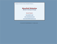 Tablet Screenshot of mansfieldwebsites.com